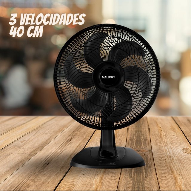 Ventilador de Mesa Mallory TS40+ – 40cm 3 Velocidades