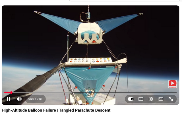 Absturz eines Stratosphärenballons