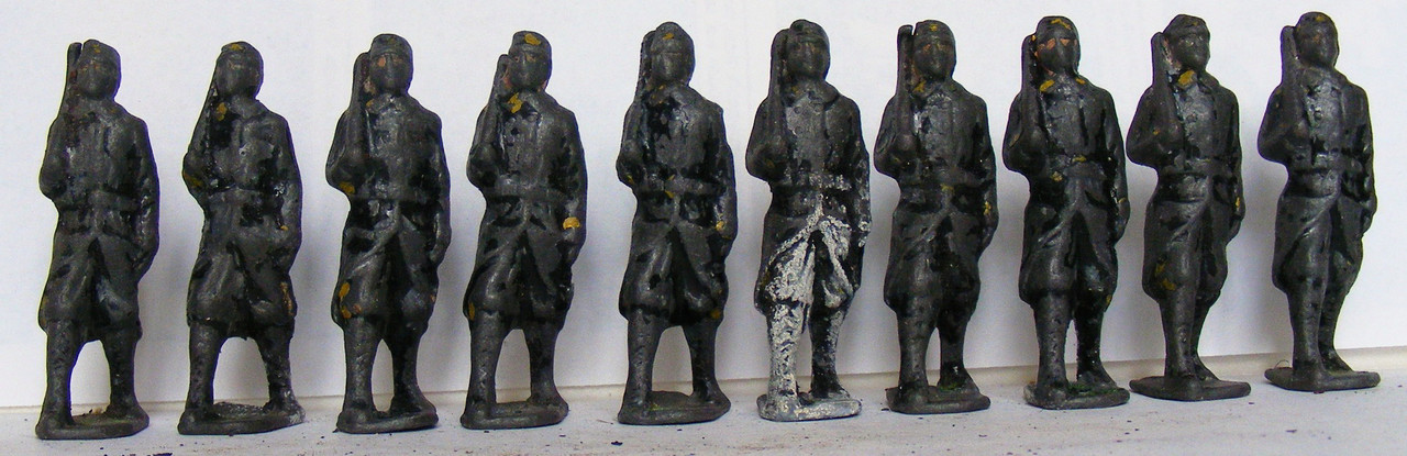 Lot De Soldats De Plomb - Premier Empire - Français - Pièces Peintes