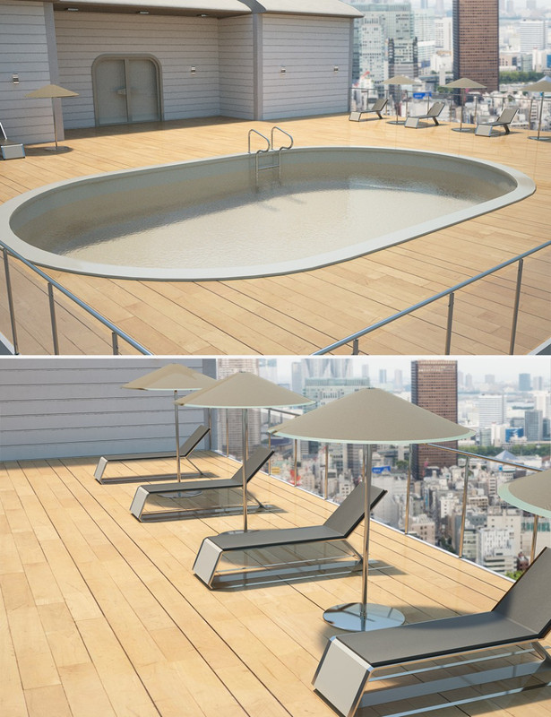 utopia balcony with pool 00 main daz3d