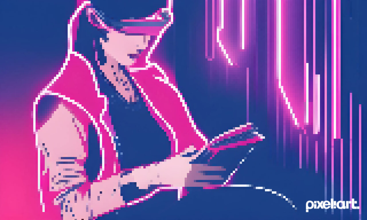 comment nous lisons vraiment - illustration créée par pixeliart.fr avec Midjourney