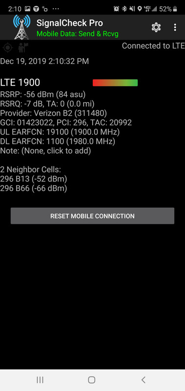New record on LTE : r/verizon