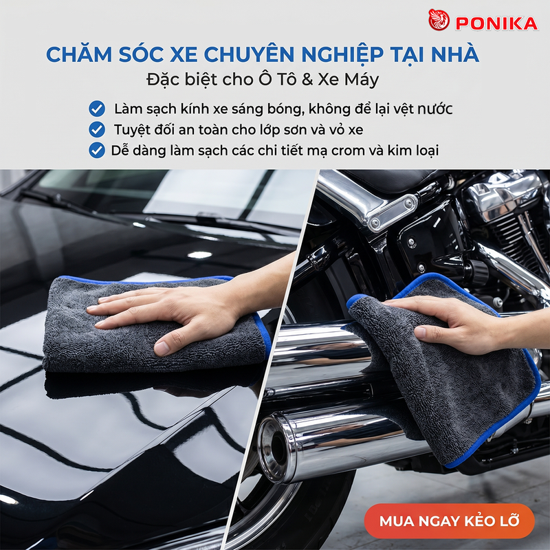 Chăm sóc xe chuyên nghiệp tại nhà cho Ô tô và Xe máy