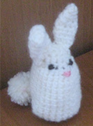 coniglietto amigurumi all'uncinetto