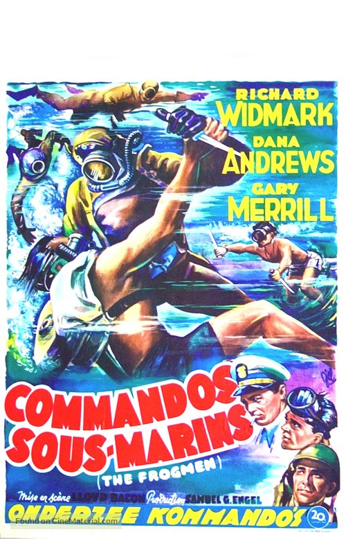 the-frogmen-belgian-movie-poster