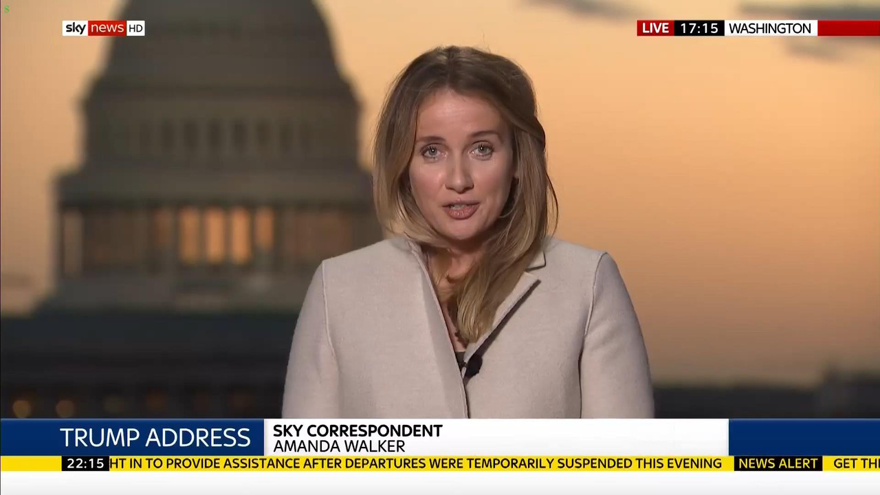 08 January - 22.00.00 - Sky News At 10. Anna Botting with the ma
