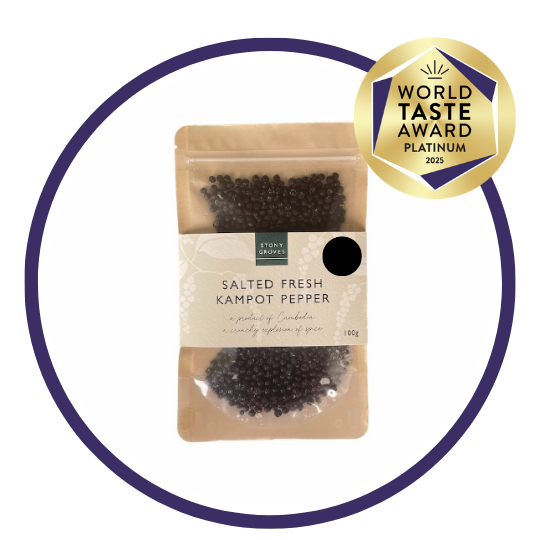 STONY GROVES - FRESH PEPPER - SALTED FRESH KAMPOT PEPPER
