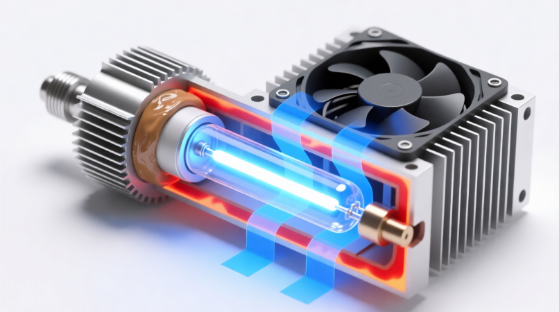 Устранение перегрева стробоскопической лампы