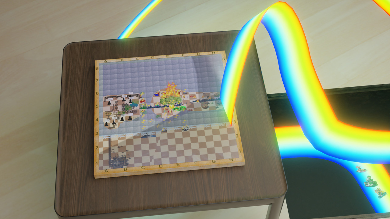 the background blur