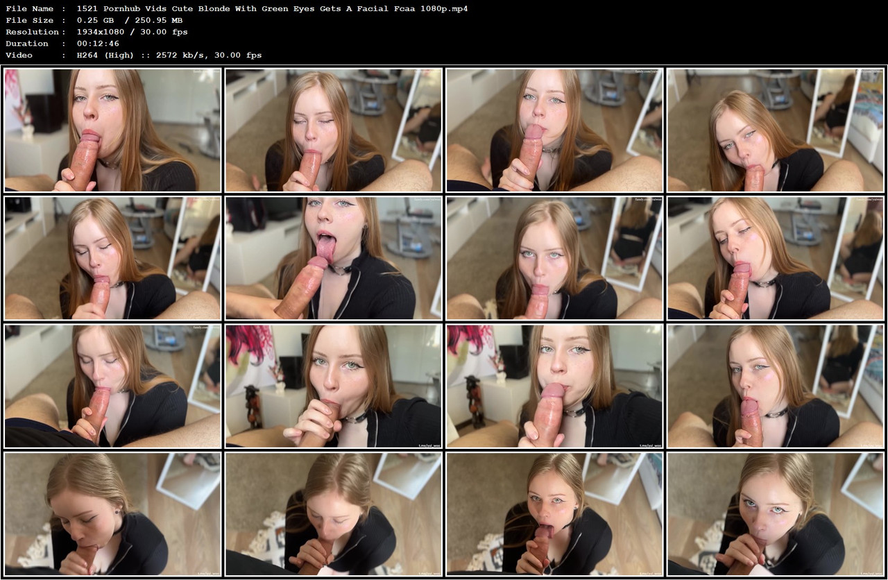 1521 Pornhub Vids Cute Blonde With Green Eyes Gets A Facial Fcaa 1080p mp4