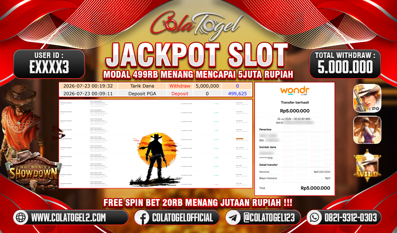 JACKPOT SLOT GACORR!!