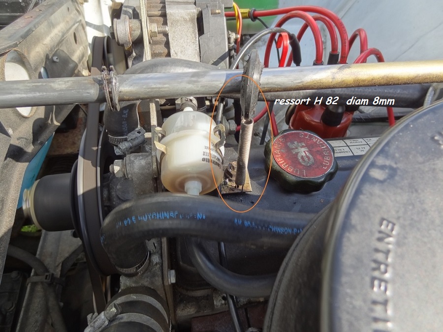 ressort 2 sur levier de vitesse