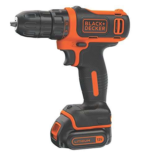 Amazon: Black+Decker BDCDD12C - Taladro inalámbrico (12 V)
