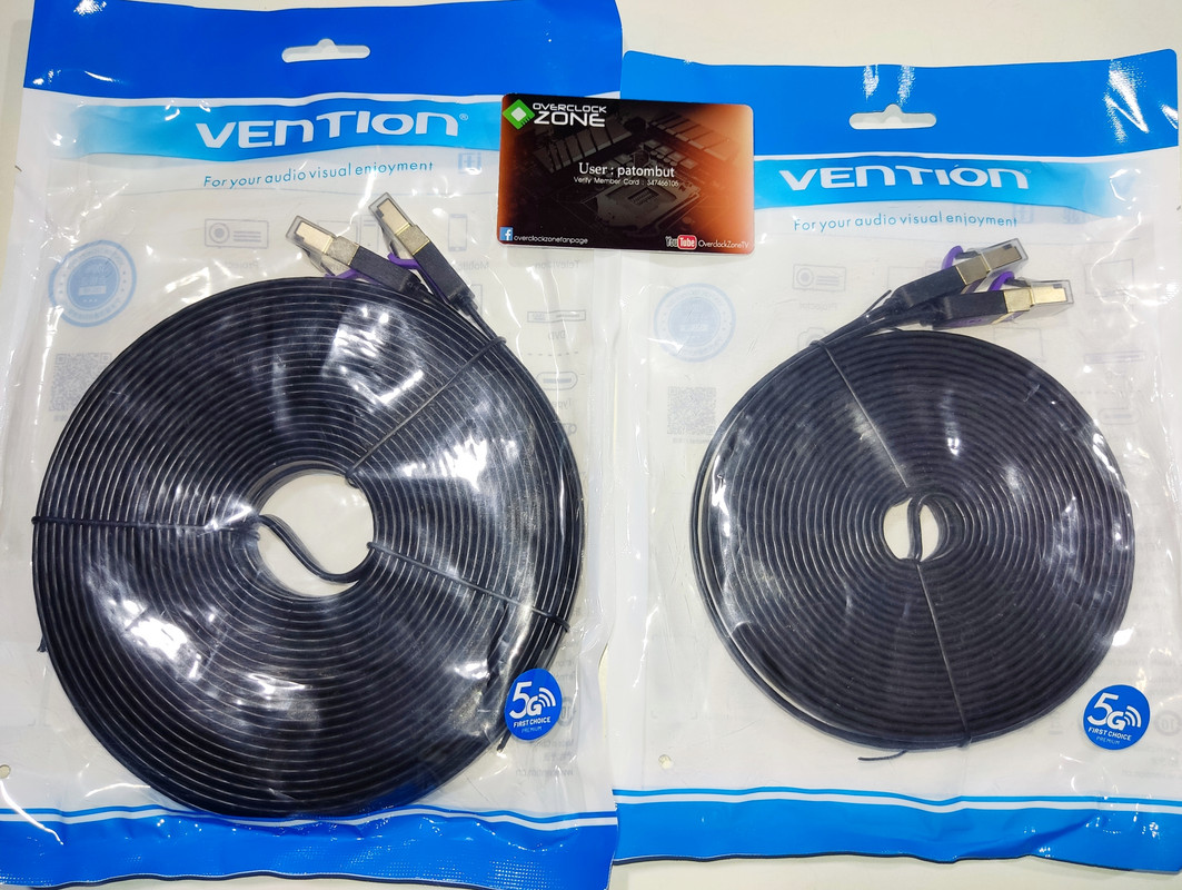 Vention สายLAN CAT7 10Gbps แบน 1635858962616