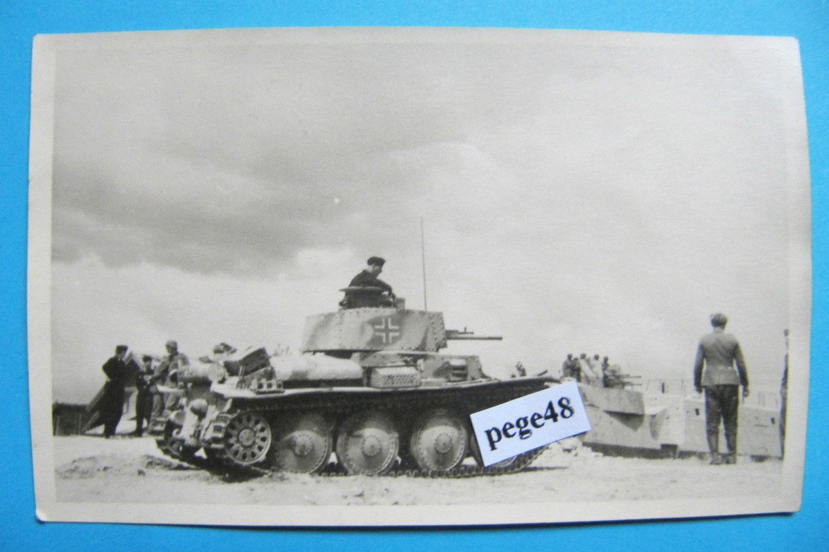 Panzerzug ,Entladung Panzer 38 (t)