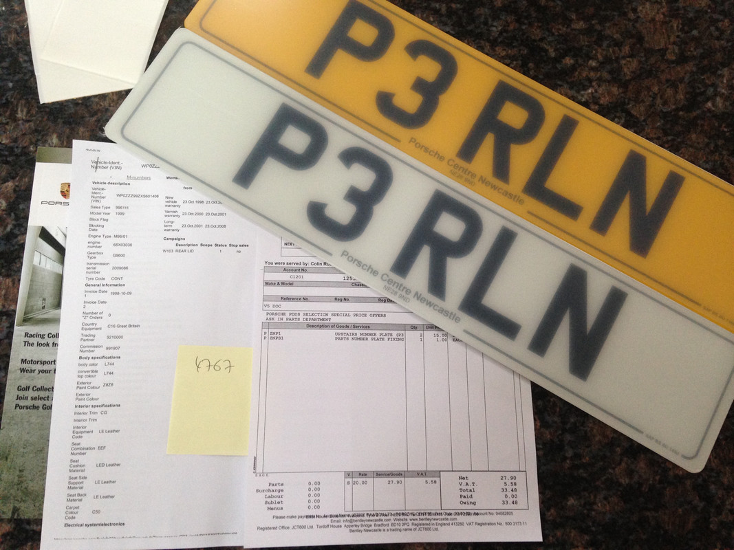 New plates