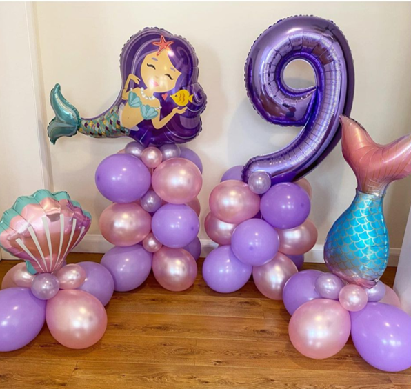 purple number balloon balloons foil 40 inch party birthday age giant huge large big helium 0 1 2 3 4 5 6 7 8 9