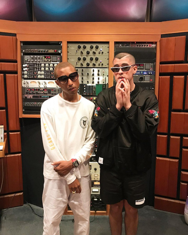 Pharrell With Bad Bunny