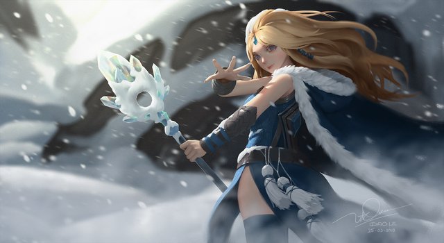 ArtStation - Ice Princess Full video process + Brushes by Dao Trong Le