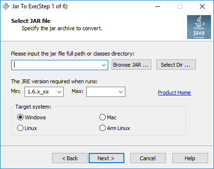 Jar2Exe v2.5.4.1285 Jar2Exe v2.5.4.1285