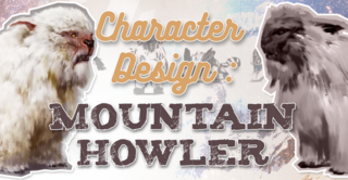 Mountain Howler Creature Concept Art