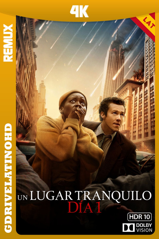 Un lugar en silencio: Día uno (2024) BDRemux 4K DV HDR10 Latino-Inglés