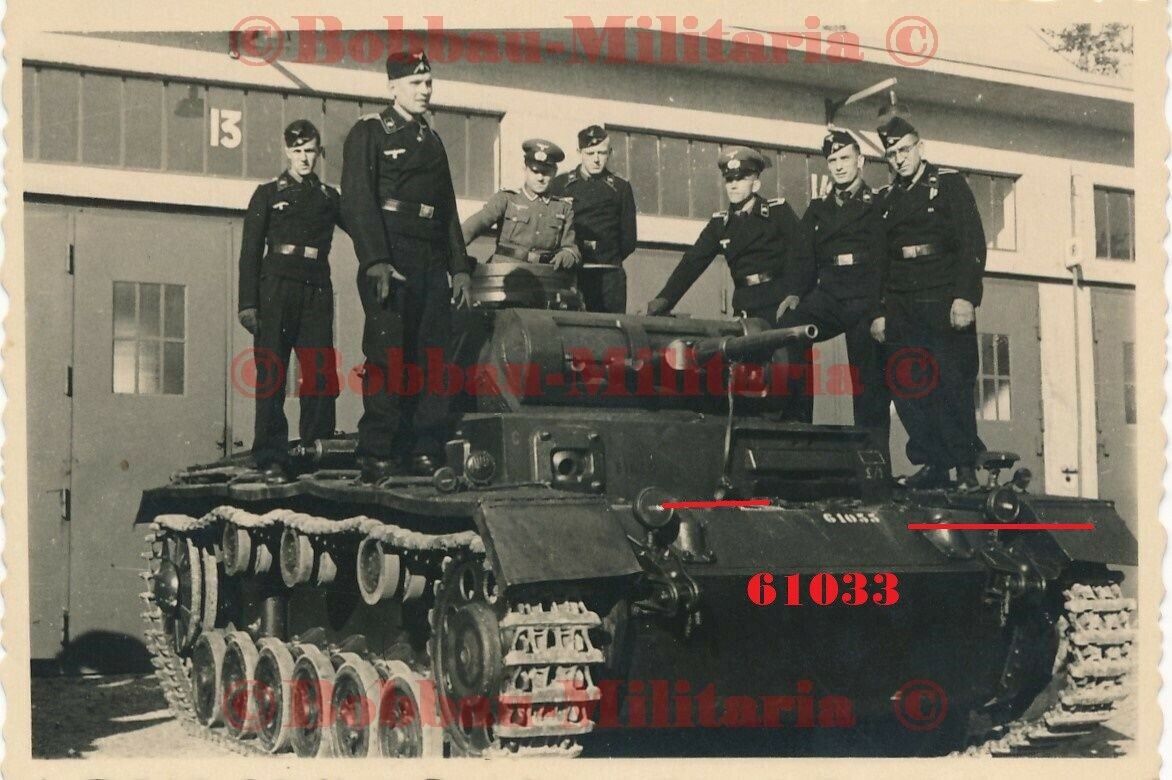 !!!Böblingen Kaserne Panzer Ersatz Abt.18 Panzer III Wannen-Nummer 61033 tank