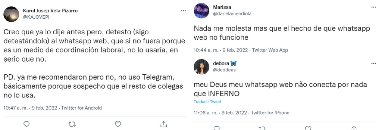 ¿WhatsApp Web está fallando? Usuario de Twitter se quejan amargamente<br><br>WhatsApp Web falló este miércoles