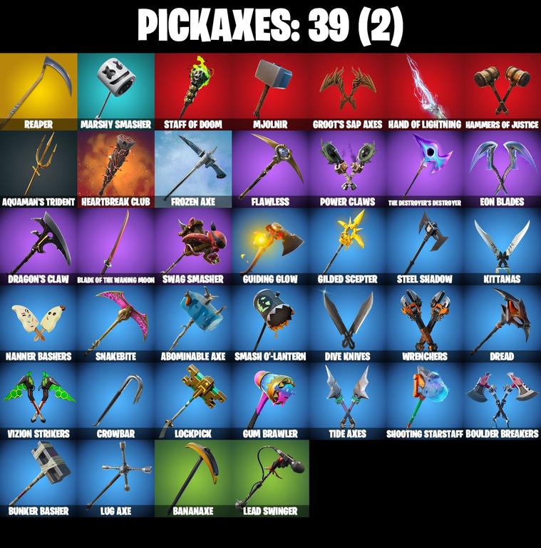 pickaxes comp