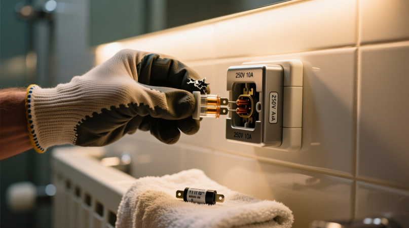 Замена предохранителя обогревателя