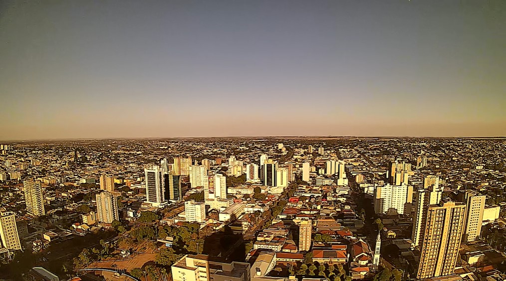 Campo Grande nesta manhã de quinta-feira