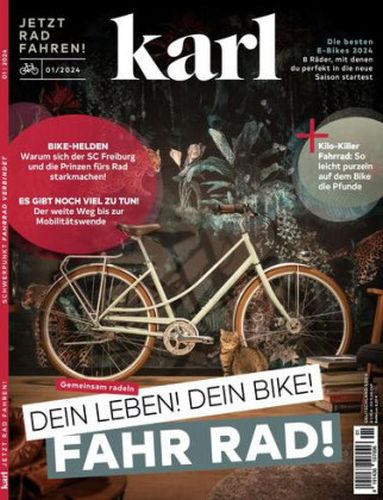 Karl Fahrradmagazin No 01 vom 22  April 2024
