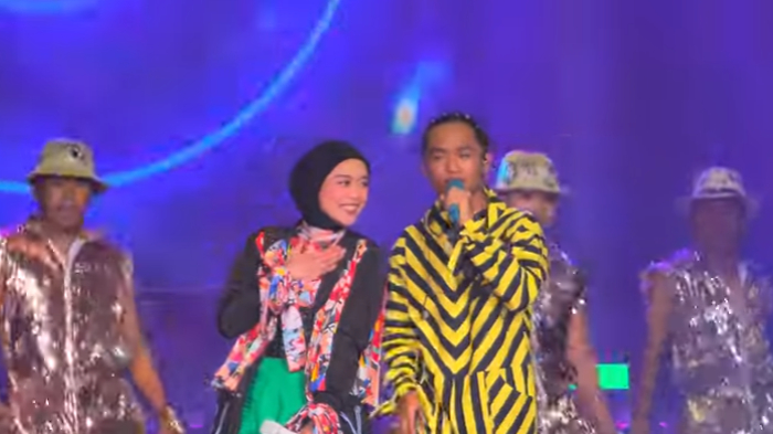 Lesti Kejora nyanyi di konser tunggal Betrand Peto IT'S MY FIRST, Sabtu (22/10/2022) malam. 