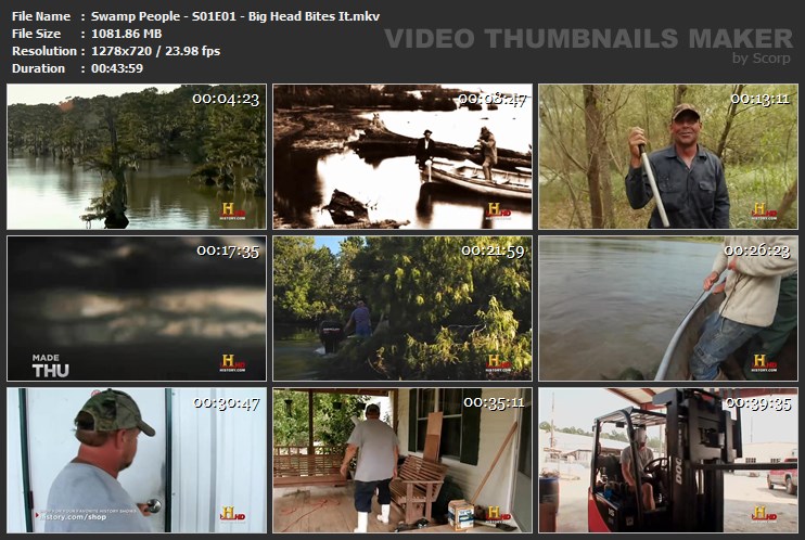 Swamp People - S01E01 - Big Head Bites It.mkv