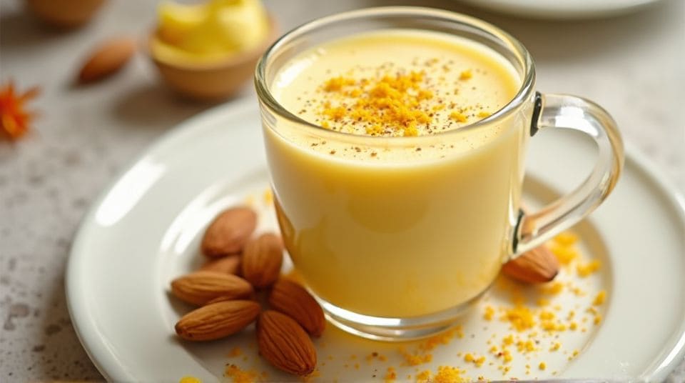 Almond Saffron Milk