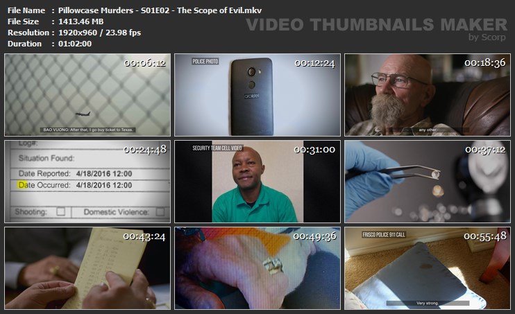 Pillowcase Murders - S01E02 - The Scope of Evil.mkv