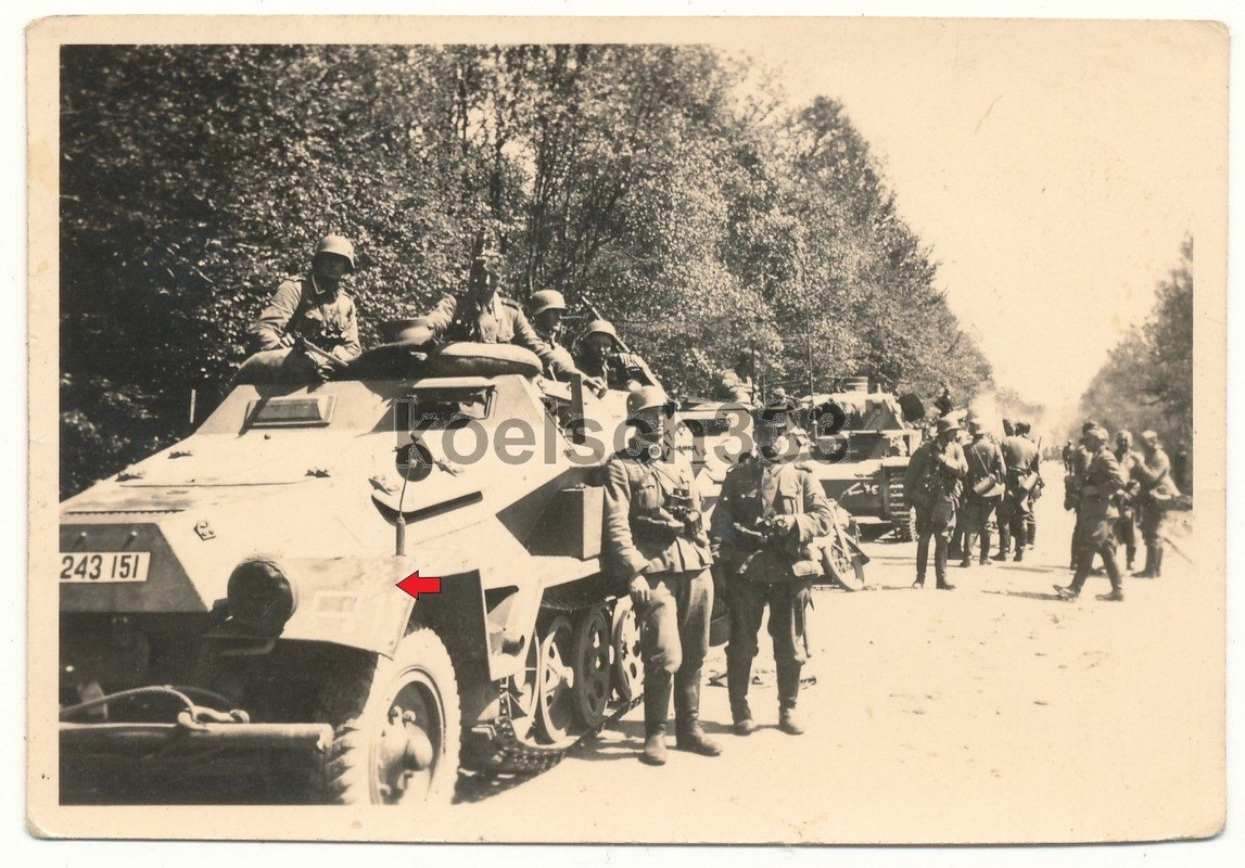 Schützenpanzer Kennung 1. Pz. Div. Panzer III We