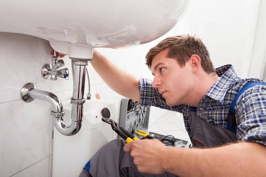 Before plumbing repair