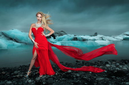 Karl Taylor - Fashion Photography: Ice Lagoon Shoot