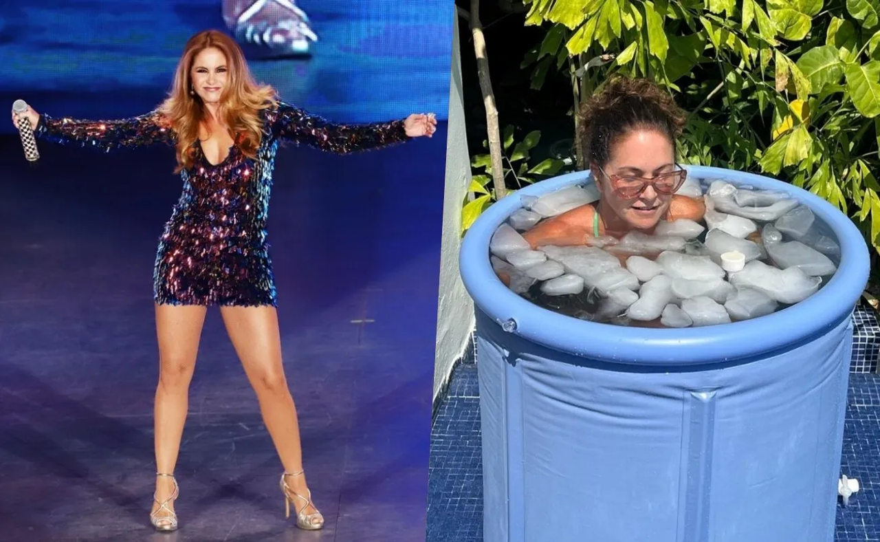 Lucero se une a los famosos que sumergen en agua helada, todo por la belleza