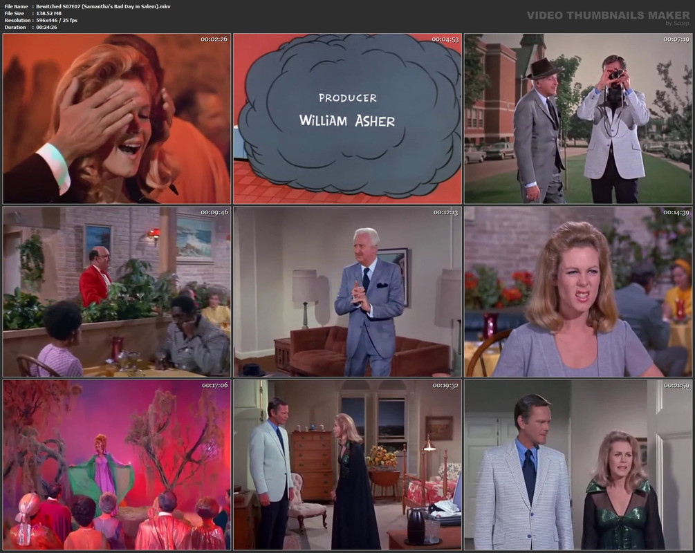 Bewitched S07E07 (Samantha's Bad Day in Salem).mkv