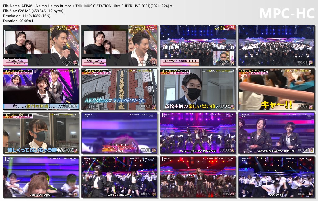 AKB48 - Ne mo Ha mo Rumor   Talk [MUSIC STATION Ultra SUPER LIVE 2021][20211224].ts_thumbs