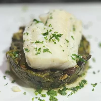 Baccalà al vapore & scarola