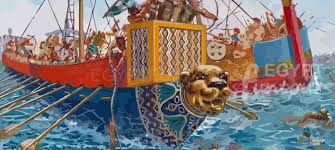 Relief of Ramesses III defeating the Sea Peoples