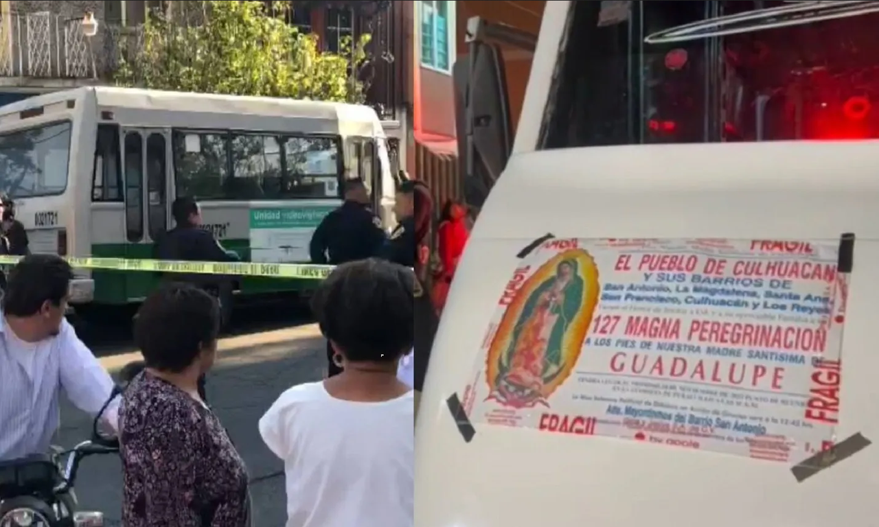 Hombre inicia balacera contra microbús de peregrinos en la Venustiano Carranza