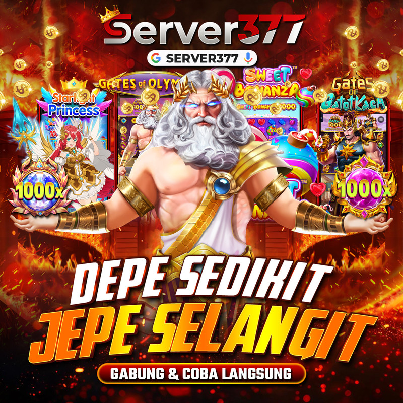 Server377 : Tempat Bermain Slot Online Berkualitas dengan Jackpot Terbesar
