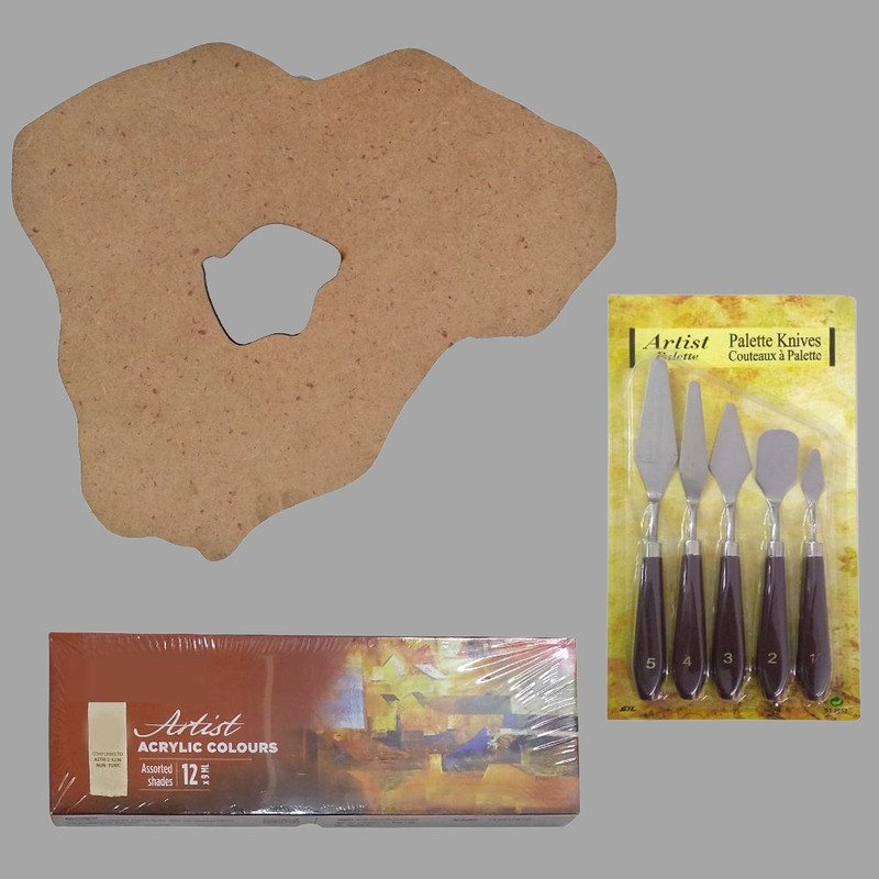 Knife Painting on Abstract DIY Kit