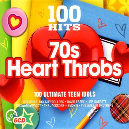 VA   100 Hits: 70s Heart Throbs (5CDs) (2017) FLAC