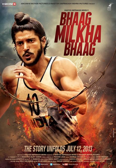 Poster of Bhaag Milkha Bhaag 2013 Full Hindi Movie Download BluRay 720p Poster of Bhaag Milkha Bhaag 2013 720p Hindi BluRay Full Movie Download HD
