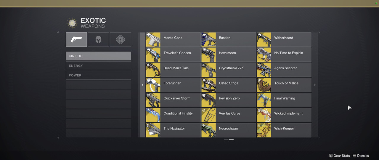 Exotics Weapons (2)